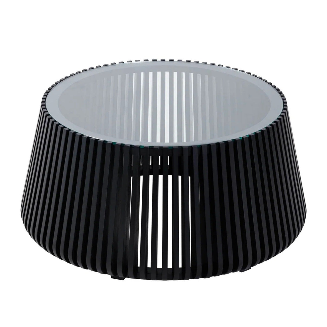 Table basse en rotin