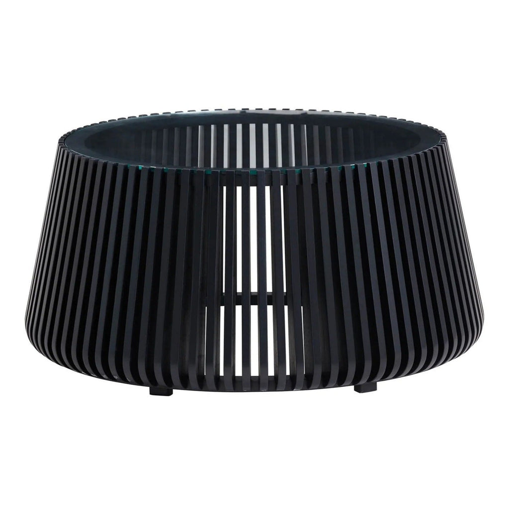 Table basse en rotin