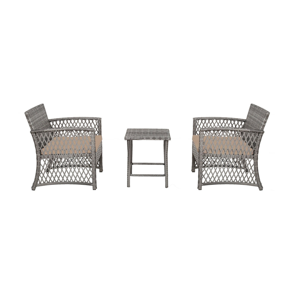 Ensemble de patio bistro en osier Heritage Outdoor 3 pièces