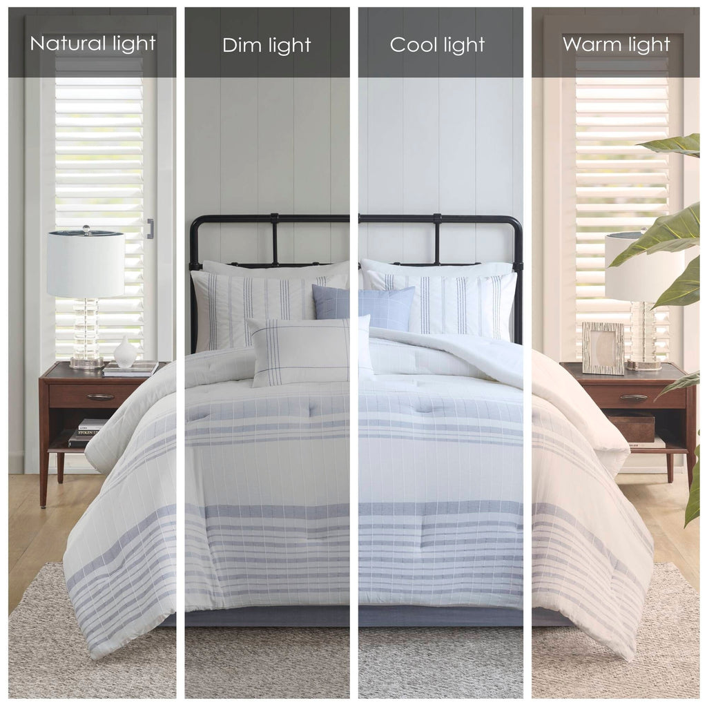 Ensemble de couette surdimensionnée en coton jacquard Harbor House Morgan, 6 pièces