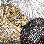 Harpe et fleuron Sahara Décoration murale en métal multicolore