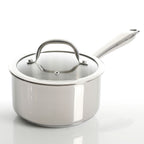 Batterie de cuisine robuste en acier inoxydable, 10 pièces