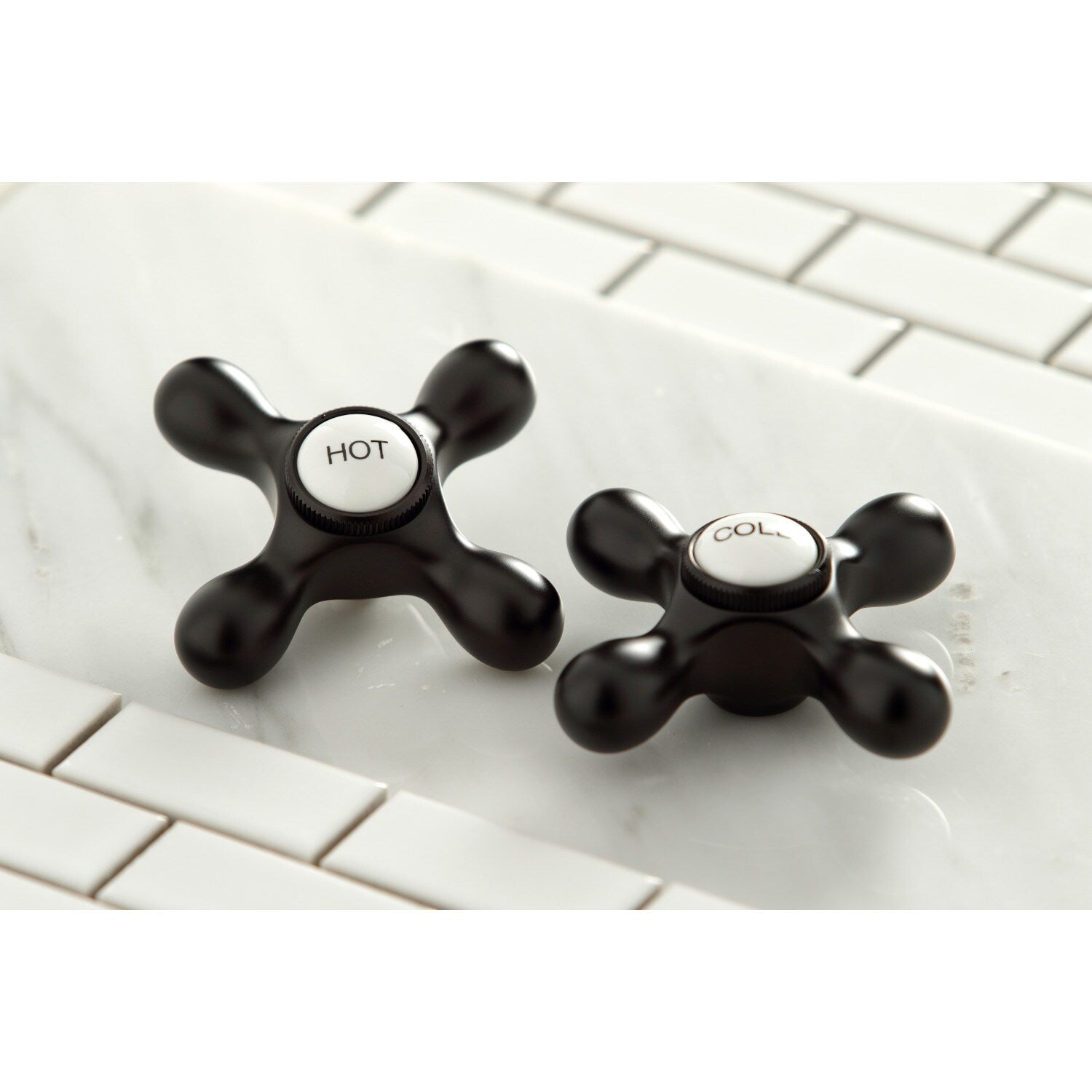 Robinet de cuisine Heritage Bridge avec douchette en laiton