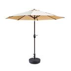 Parasol de patio Holme de 9 pieds et support de base