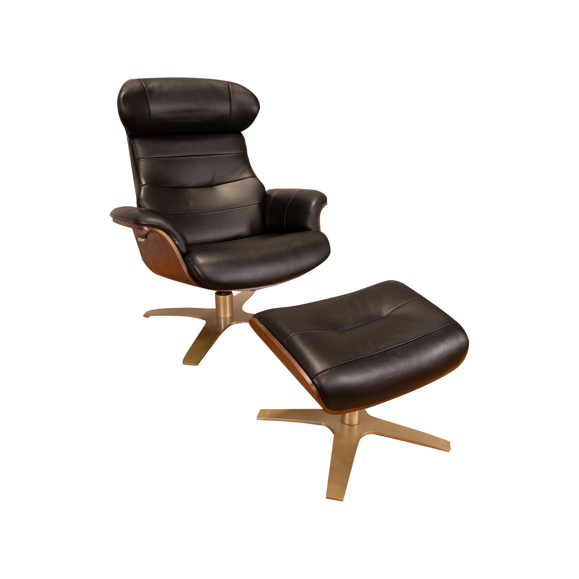 Fauteuil et repose-pieds Mercer