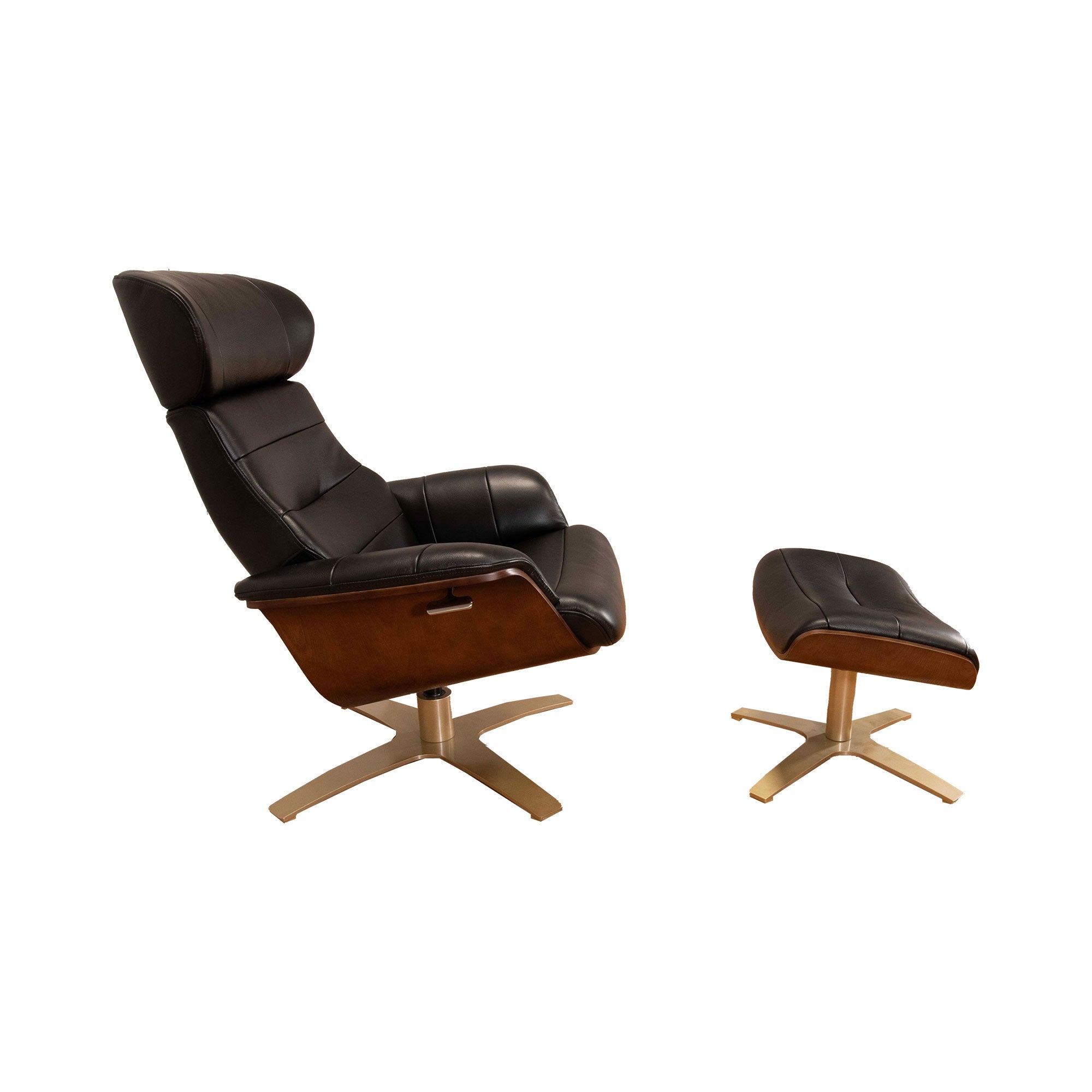 Fauteuil et repose-pieds Mercer