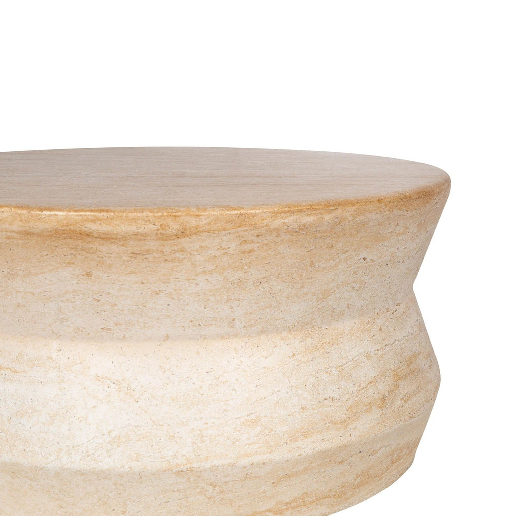 Table basse en biscuit