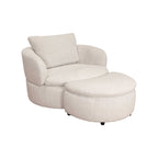 Fauteuil et repose-pieds Hula