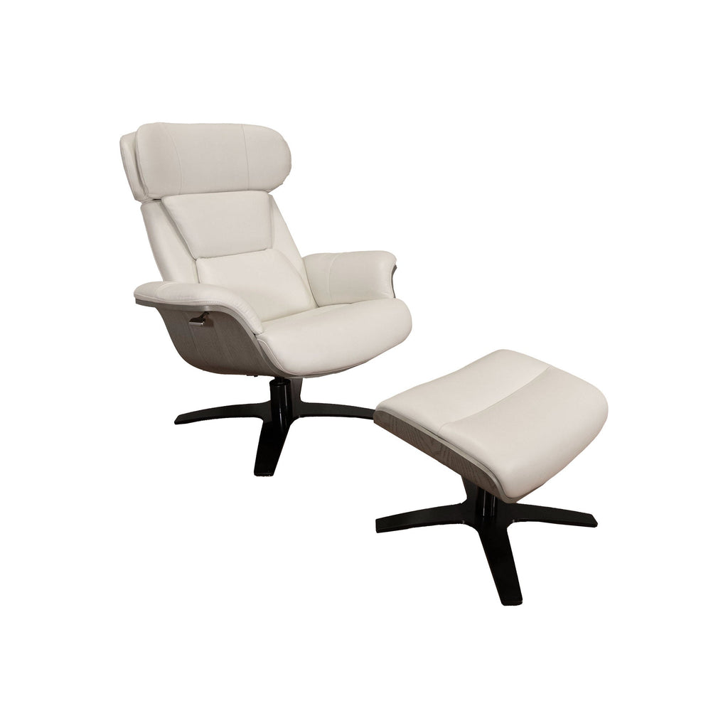 Fauteuil et repose-pieds Malik
