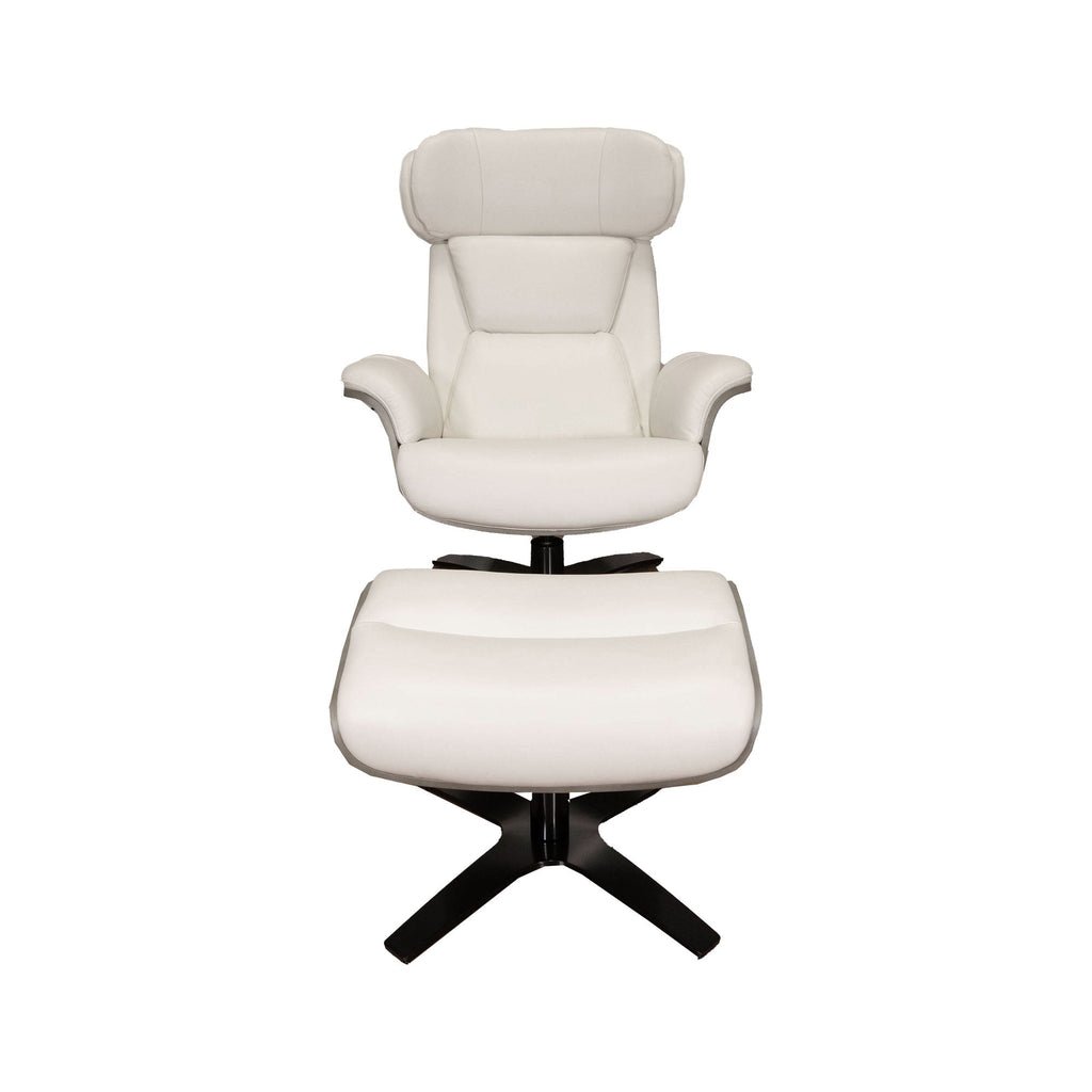 Fauteuil et repose-pieds Malik