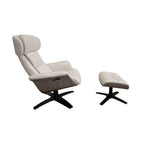Fauteuil et repose-pieds Malik